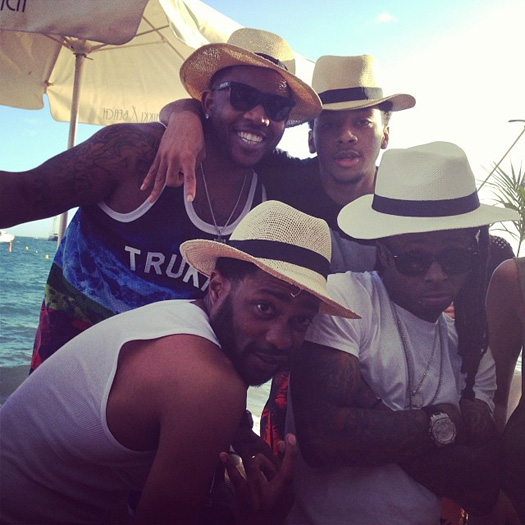 Pictures] Lil Wayne Gets Turned Up At Nikki Beach In Cannes