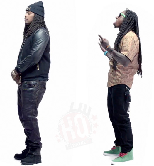 Lil Wayne and Waka Flocka pre-Super Bowl party