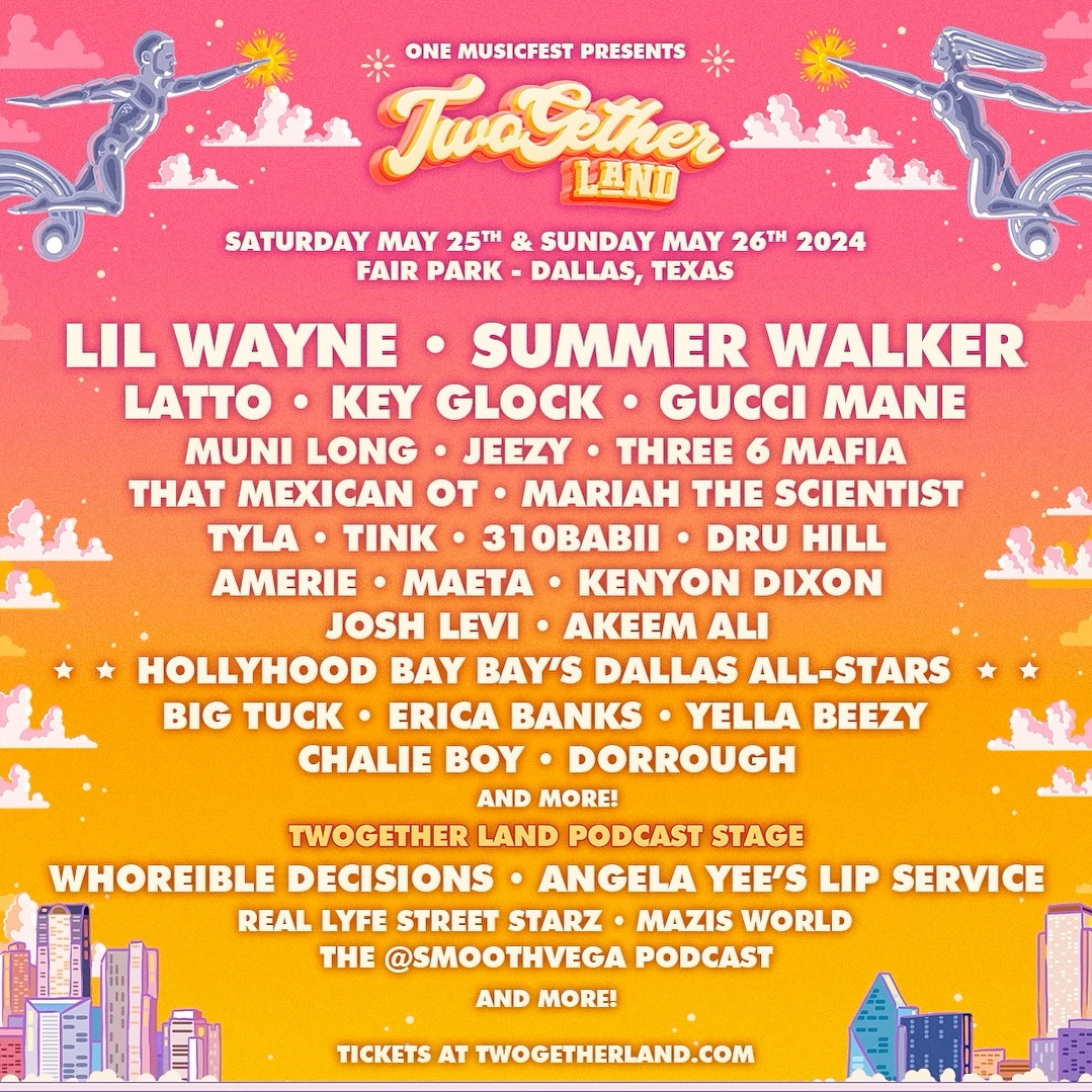 Lil Wayne To Headline The 1st Annual TwoGether Land Music Festival