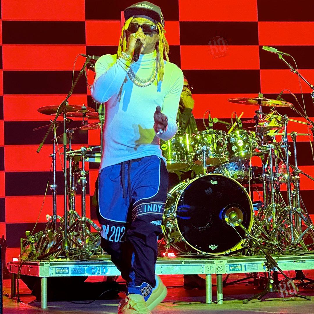 Lil Wayne Full NBA Crossover Concert Set In Indianapolis + Photos
