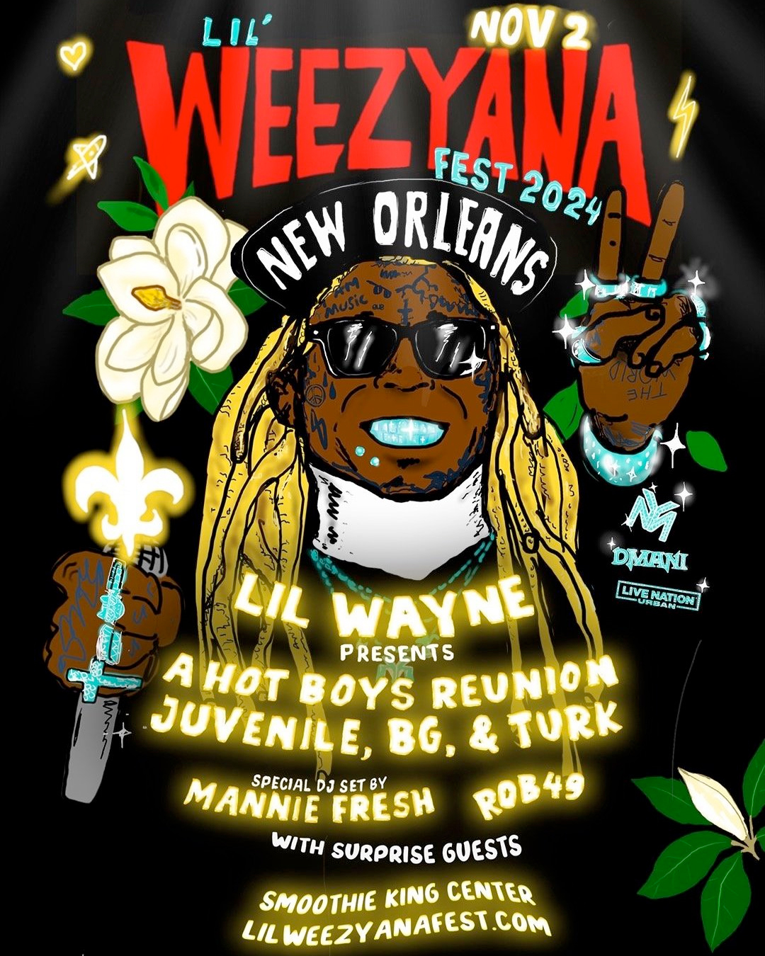 Lil Wayne Announces Return Of Lil Weezyana Fest With A Hot Boys Reunion