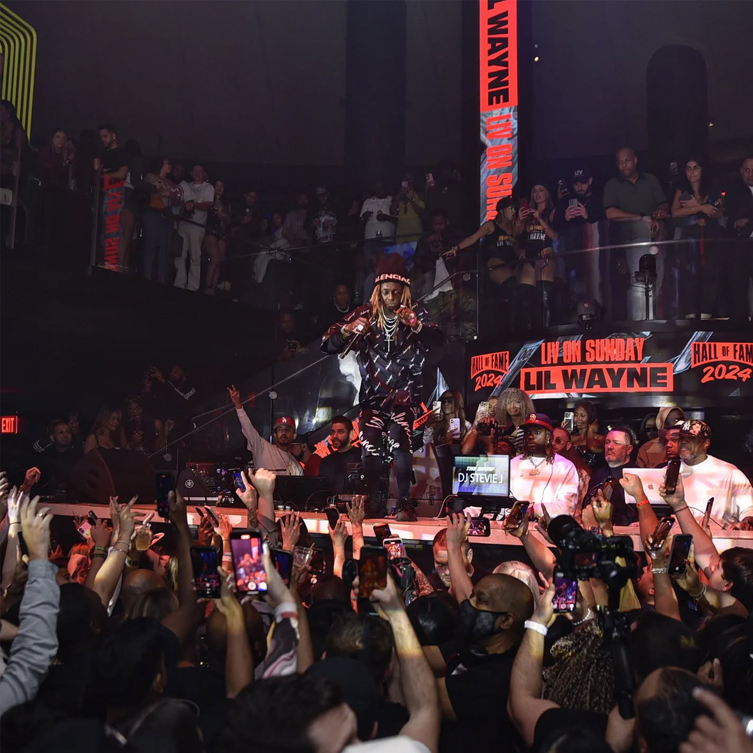 Lil Wayne Honored At LIV On Sunday With Hall Of Fame Induction