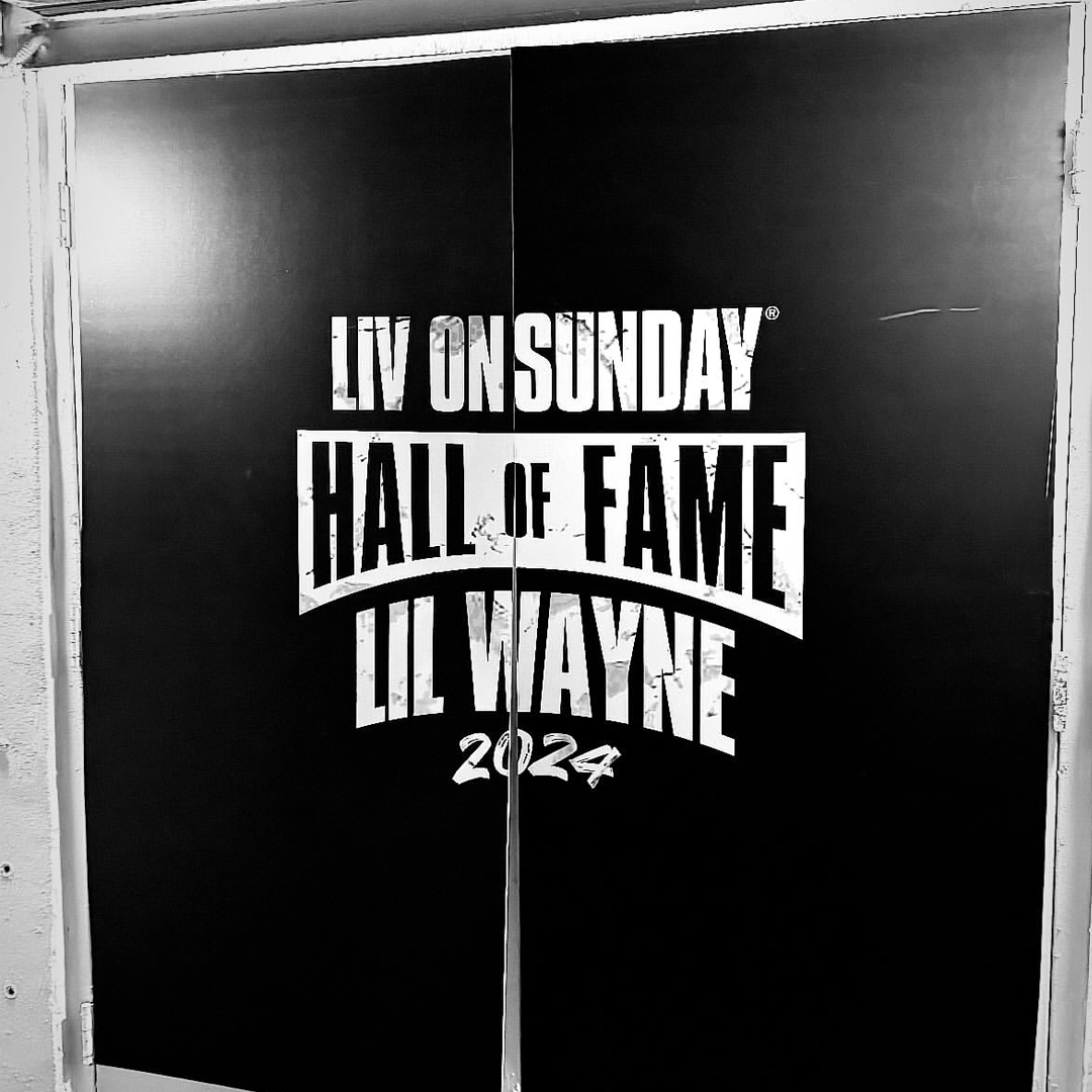 Lil Wayne Honored At LIV On Sunday With Hall Of Fame Induction